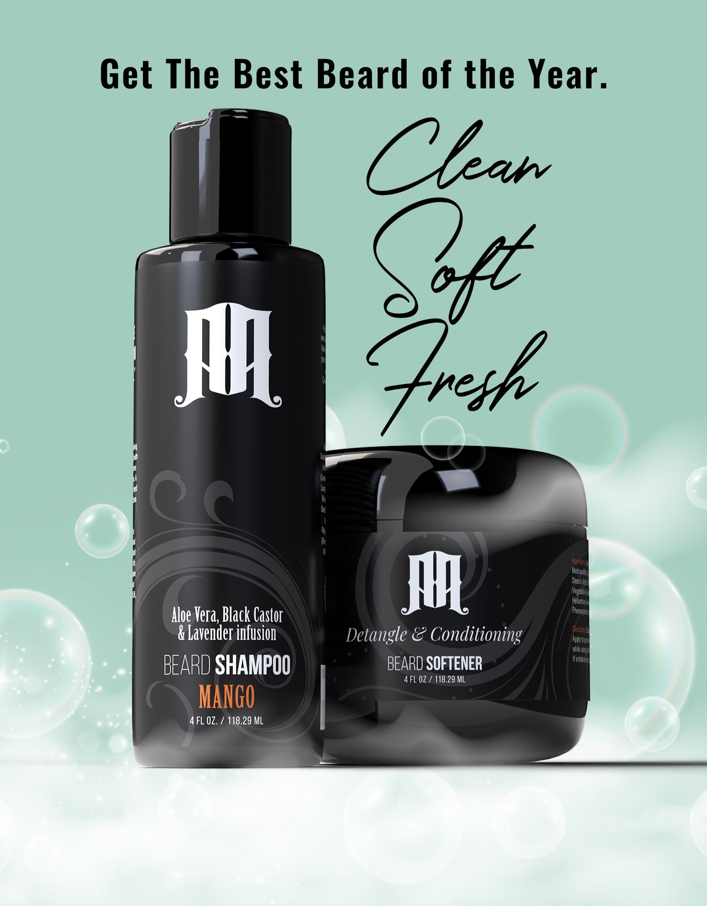 Akab Beard Wash Kit - Premium Wash for Cleansing & Conditioning Your Beard
