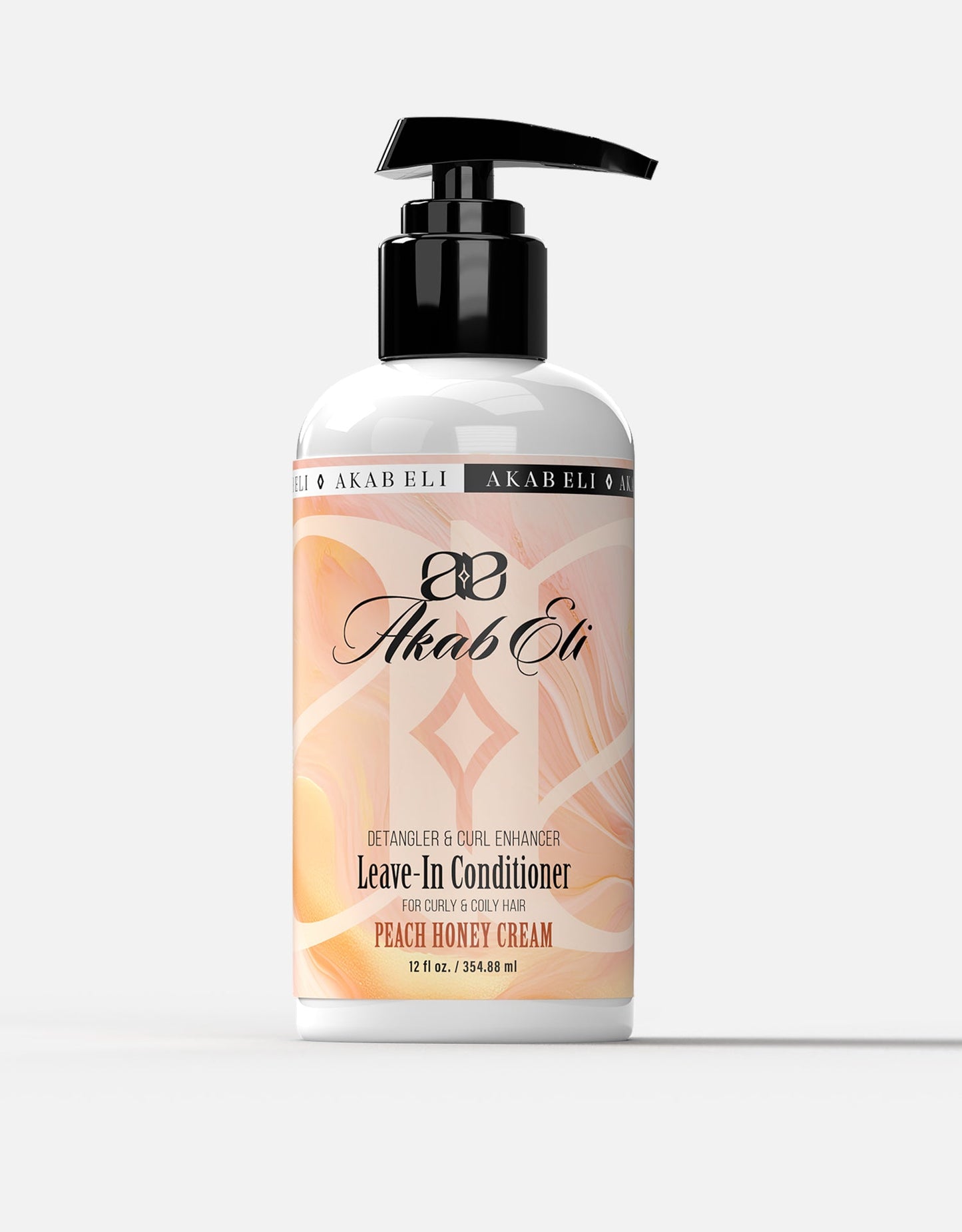 Akab Eli Peach Honey Cream Leave - in Nourishing Conditioner - A Detangler, Moisturizer, & Curl Enhancer - AKAB LIFE